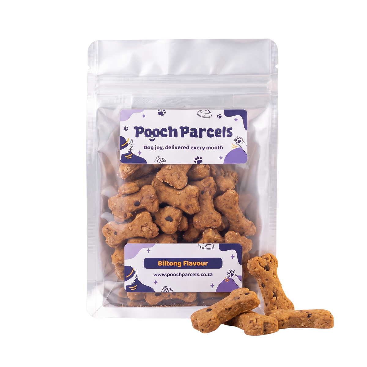 Pooch Parcels Biltong Dog Treats 100g