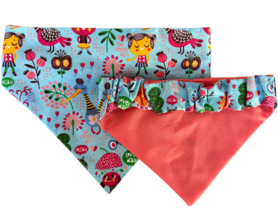 Scrunchie Summer Splash & Snack Bandana - Blue