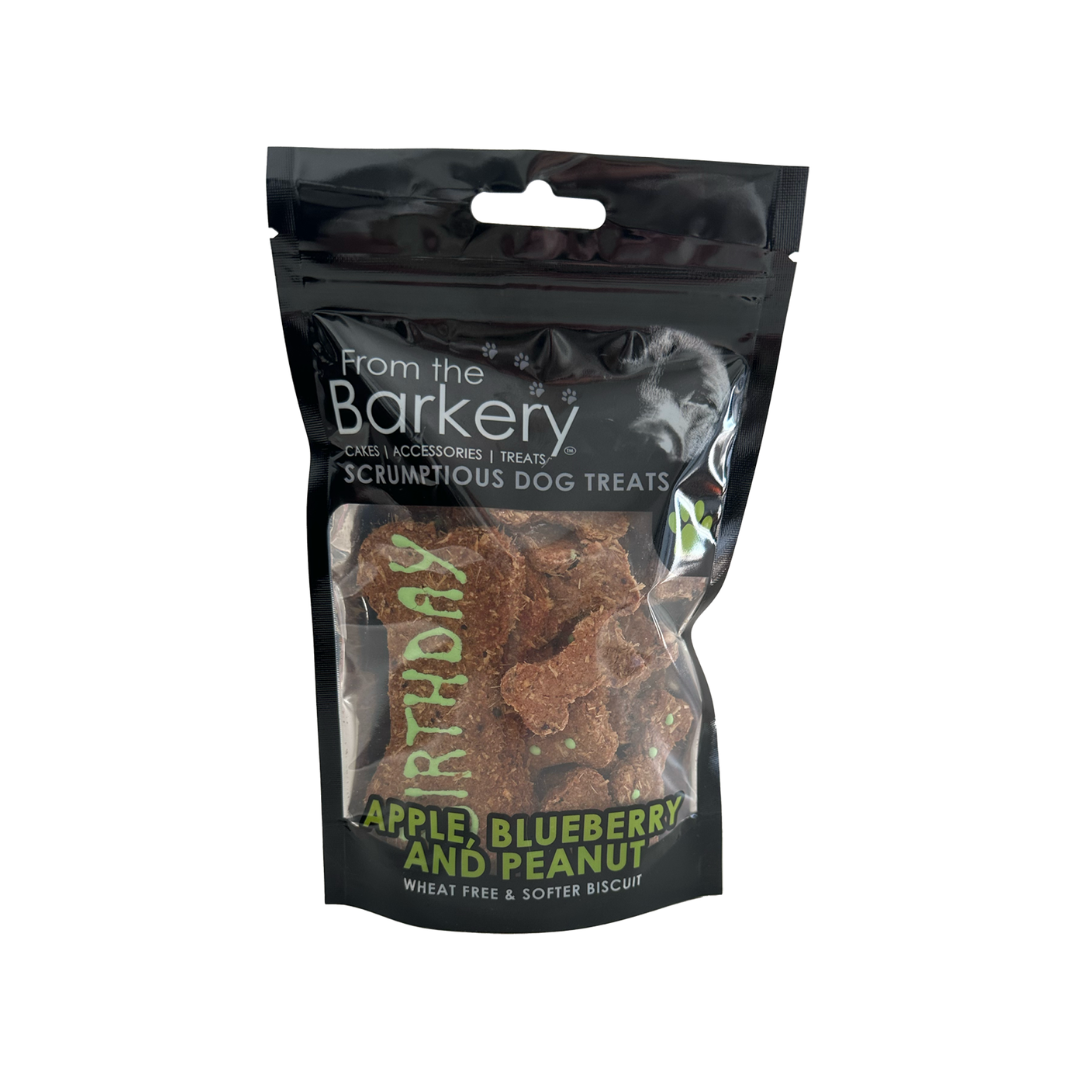 Apple, Blueberry & Peanut Treatos (Wheat-Free)