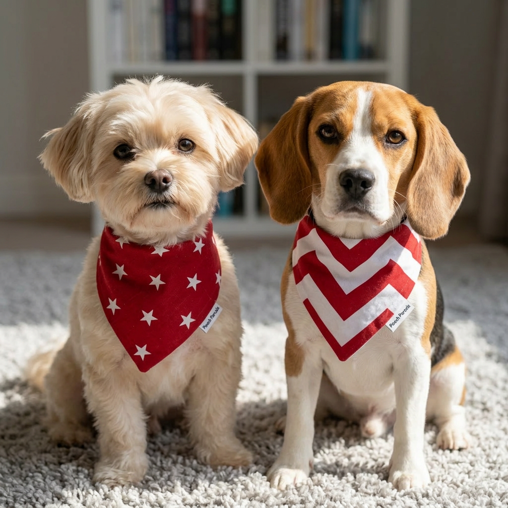 Scrunchie Bandana Set - Red