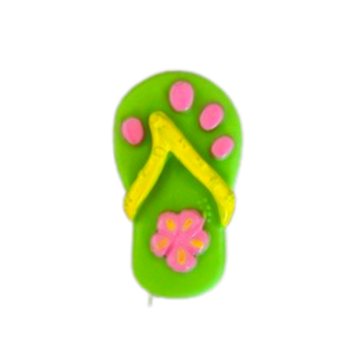 FlipFlop Chew Toy - Green